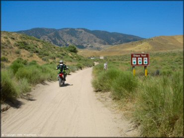 Honda CRF Dirtbike at Hungry Valley SVRA OHV Area