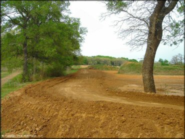 Example of terrain at CrossCreek Cycle Park OHV Area