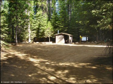 Some amenities at Elkins Flat OHV Routes Trail