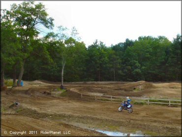 Yamaha YZ Motorcycle at Central Cycle Club Inc Track