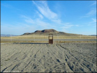 A trail at Lovelock MX OHV Area