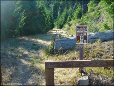 Terrain example at Pilot Creek OHV Trails