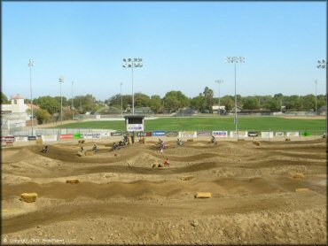 Trail Bike at Los Banos Fairgrounds County Park Track