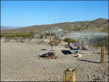 Some amenities at Swansea Townsite Trail