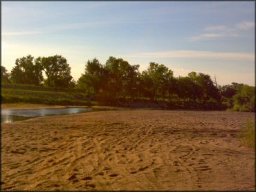 Terrain example at The River ATV Park Trail