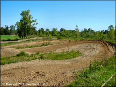 Example of terrain at Savannah MX Park Track