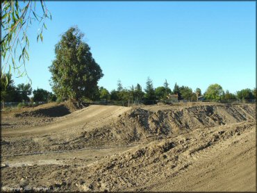 Example of terrain at Madera Fairgrounds Track