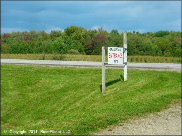 RV Trailer Staging Area and Camping at Marble Springs MX Track