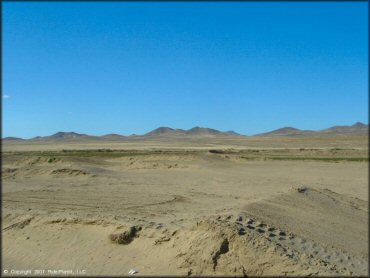 Example of terrain at Winnemucca Regional Raceway Track