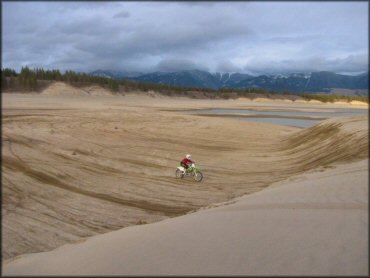 OHV at Koocanusa Sand Dunes and Trail System OHV Area