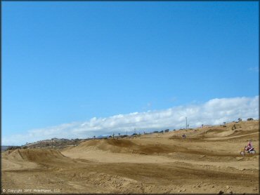 Motorcycle at Competitive Edge MX Park Track
