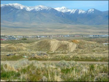 Example of terrain at Jungo Pits Trail