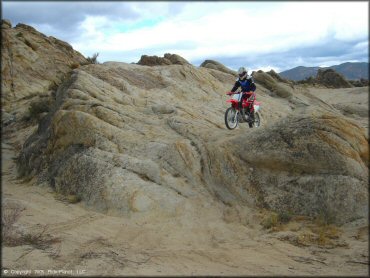 Honda CRF Motorcycle at Prison Hill Recreation Area Trail