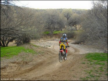 Honda CRF Dirt Bike at Black Hills Box Canyon Trail