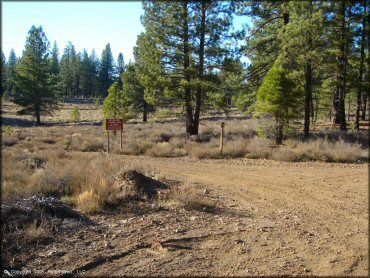 Terrain example at Billy Hill OHV Route Trail