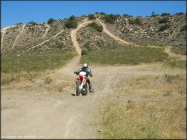 Honda CRF Off-Road Bike at Hungry Valley SVRA OHV Area