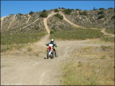 Honda CRF Dirt Bike at Hungry Valley SVRA OHV Area