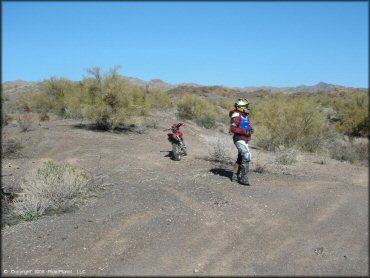 Honda CRF Off-Road Bike at Standard Wash Trail