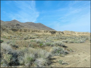 Scenic view of Jungo Pits Trail