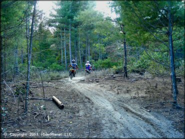 Honda CRF Motorcycle at Hodges Village Dam Trail