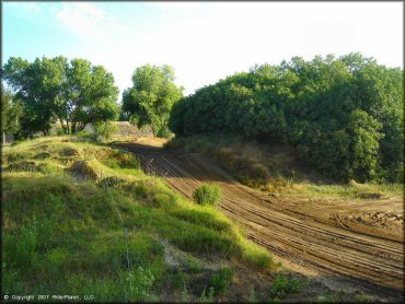 Example of terrain at E-Street MX Track