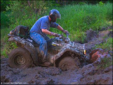 Kawasaki ATV at Katahdin Lodge Trail