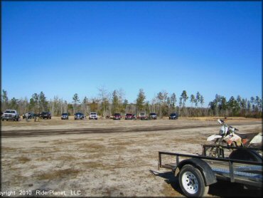 RV Trailer Staging Area and Camping at Big Nasty ATV Park OHV Area