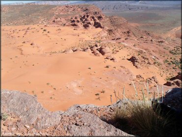 Scenic view of Sand Hollow State Park Dune Area