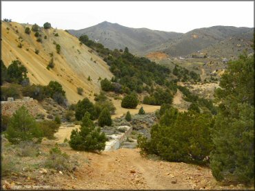 Scenic view of Sevenmile Canyon Trail