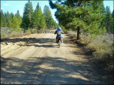 Honda CRF Trail Bike at Boca Reservoir Trail