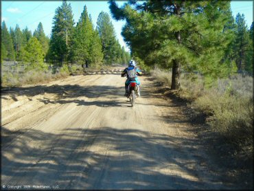 Honda CRF Motorbike at Boca Reservoir Trail