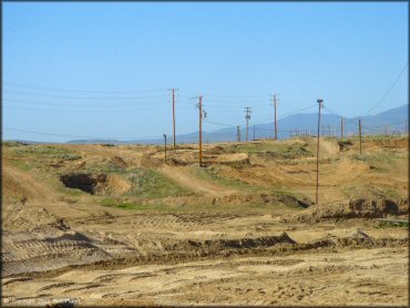 Terrain example at Carlin MX Track
