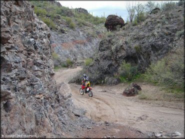 Honda CRF Dirtbike at Black Hills Box Canyon Trail