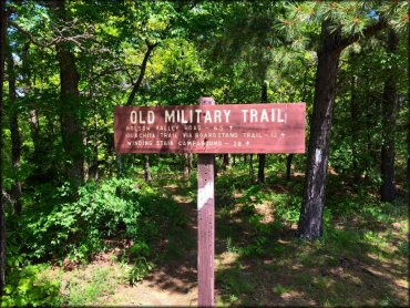 Boardstand Road and Old Military Road Trail