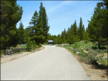 RV Trailer Staging Area and Camping at Twin Peaks And Sand Pit Trail