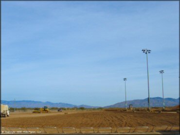 Example of terrain at M.C. Motorsports Park Track