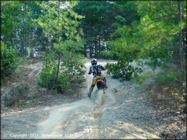 Honda CRF Dirt Bike at Hodges Village Dam Trail