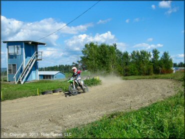 Kawasaki KX Motorbike at Frozen Ocean Motorsports Complex Track