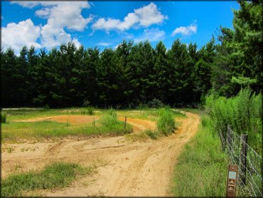 Another view of peewee motocross track for dirt bikes and ATVs.