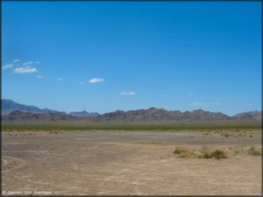 Scenic view at Eldorado Dry Lake Bed Riding Area