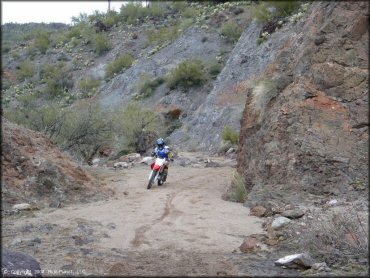 Honda CRF Motorbike at Black Hills Box Canyon Trail