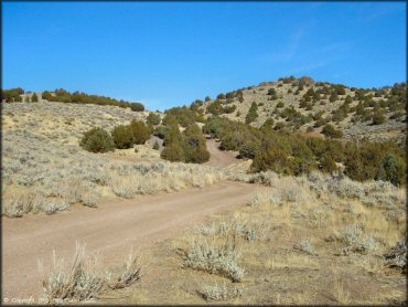Terrain example at Washoe Valley Jumbo Grade OHV Area
