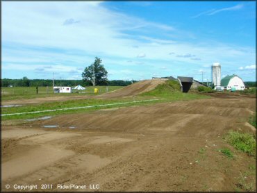 Terrain example at Thornwood MX Track