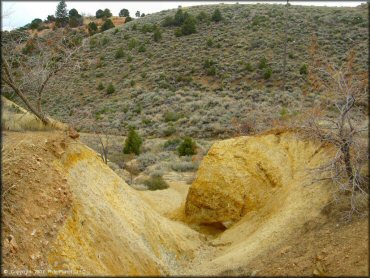 Example of terrain at Sevenmile Canyon Trail