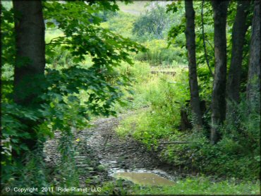 Example of terrain at Copper Ridge ATV Trails