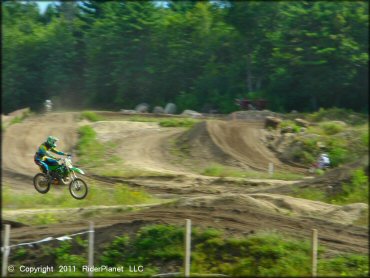 OHV getting air at Crow Hill Motor Sports Park L.L.C OHV Area