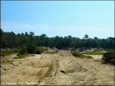 Example of terrain at Diamond MX Track