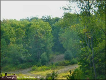 Example of terrain at Copper Ridge ATV Trails