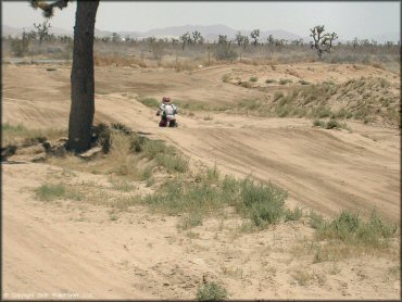 Motorbike at Sunrise MX Park Track