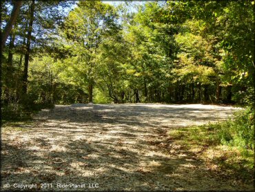 RV Trailer Staging Area and Camping at Beartown State Forest Trail
